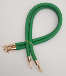 Angel Çanta Aksesuar Çift Kordon Çanta Sapı Yeşil Renk Light Gold Metalli - 3