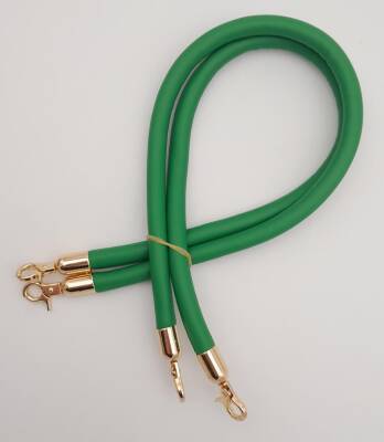 Angel Çanta Aksesuar Çift Kordon Çanta Sapı Yeşil Renk Light Gold Metalli - 3