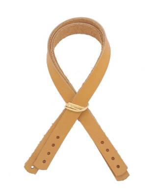 Angel Çanta Aksesuar Gerçek Deri 35X1.2 Cm Açık Taba Renk Çanta Sapı - 1