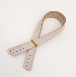 Angel Çanta Aksesuar Gerçek Deri 35X1.2 Cm Bej Renk Çanta Sapı - 3