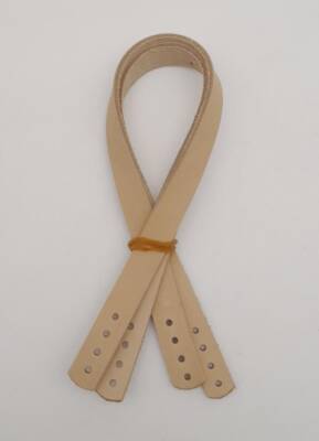 Angel Çanta Aksesuar Gerçek Deri 35X1.2 Cm Ham Doğal Renk Çanta Sapı - 1