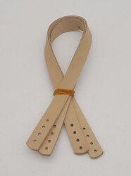 Angel Çanta Aksesuar Gerçek Deri 35X1.2 Cm Ham Doğal Renk Çanta Sapı - 3