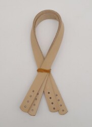 Angel Çanta Aksesuar Gerçek Deri 35X1.2 Cm Ham Doğal Renk Çanta Sapı - 1