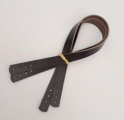 Angel Çanta Aksesuar Gerçek Deri 35X1.2 Cm Kahverengi Çanta Sapı - 2