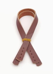 Angel Çanta Aksesuar Gerçek Deri 35X1.2 Cm Kızıl Kahve Renk Çanta Sapı - 2