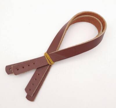 Angel Çanta Aksesuar Gerçek Deri 35X1.2 Cm Kızıl Kahve Renk Çanta Sapı - 3