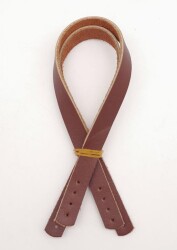 Angel Çanta Aksesuar Gerçek Deri 35X1.2 Cm Kızıl Kahve Renk Çanta Sapı - Angel Çanta Aksesuar