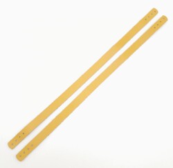 Angel Çanta Aksesuar Gerçek Deri 35x1.2 cm Limon Küfü Renk Çift Çanta Sapı - 3