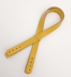 Angel Çanta Aksesuar Gerçek Deri 35x1.2 cm Limon Küfü Renk Çift Çanta Sapı - 2