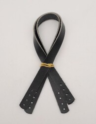 Angel Çanta Aksesuar Gerçek Deri 35X1.2 Cm Siyah Renk Çanta Sapı - Angel Çanta Aksesuar