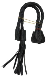 Angel Çanta Aksesuar Gerçek Deri 45 cm Nova Model Siyah Renk Çift Çanta Sapı - 2