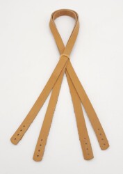 Angel Çanta Aksesuar Gerçek Deri 70X1.2 Cm Açık Taba Renk Çanta Sapı - 2