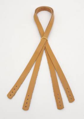 Angel Çanta Aksesuar Gerçek Deri 70X1.2 Cm Açık Taba Renk Çanta Sapı - 2