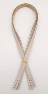 Angel Çanta Aksesuar Gerçek Deri 70X1.2 Cm Bej Renk Çanta Sapı - 1