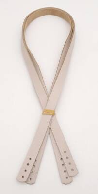 Angel Çanta Aksesuar Gerçek Deri 70X1.2 Cm Bej Renk Çanta Sapı - 2