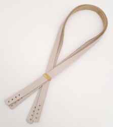 Angel Çanta Aksesuar Gerçek Deri 70X1.2 Cm Bej Renk Çanta Sapı - 3