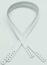 Angel Çanta Aksesuar Gerçek Deri 70x1.2 Cm Beyaz Renk Çanta Sapı - Angel Çanta Aksesuar