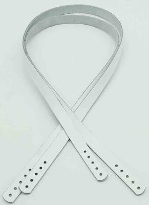 Angel Çanta Aksesuar Gerçek Deri 70x1.2 Cm Beyaz Renk Çanta Sapı - 1