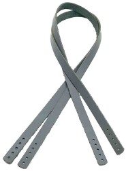 Angel Çanta Aksesuar Gerçek Deri 70X1.2 Cm Gri Renk Çanta Sapı - Angel Çanta Aksesuar