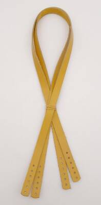 Angel Çanta Aksesuar Gerçek Deri 70x1.2 cm Limon Küfü Renk Çift Çanta Sapı - 1