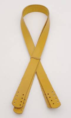 Angel Çanta Aksesuar Gerçek Deri 70x2 cm Limon Küfü Renk Çift Çanta Sapı - 2