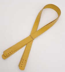 Angel Çanta Aksesuar Gerçek Deri 70x2 cm Limon Küfü Renk Çift Çanta Sapı - 3