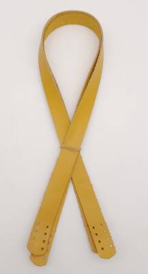 Angel Çanta Aksesuar Gerçek Deri 70x2 cm Limon Küfü Renk Çift Çanta Sapı - 1