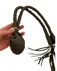 Angel Çanta Aksesuar Gerçek Deri 75 cm Nova Model Haki Yeşil Çift Çanta Sapı - 2