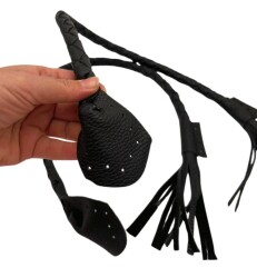 Angel Çanta Aksesuar Gerçek Deri 75 cm Nova Model Siyah Renk Çift Çanta Sapı - 4