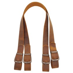 Angel Çanta Aksesuar Gerçek Deri Asimetrik Sap Crazy Oil Hardal Sarı Antik Metalli - Angel Çanta Aksesuar