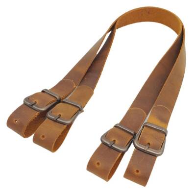 Angel Çanta Aksesuar Gerçek Deri Asimetrik Sap Crazy Oil Hardal Sarı Antik Metalli - 3