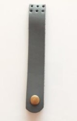 Angel Çanta Aksesuar Gri Renk Gerçek Deri 70X2.3 Cm Çift Sap - 6