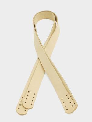 Angel Çanta Aksesuar Ham Doğal Renk Gerçek Deri 70X2.3 Cm Çift Sap - 1