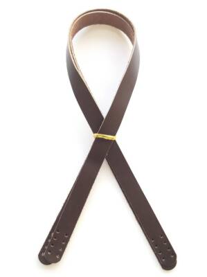 Angel Çanta Aksesuar Koyu Kahve Renk Gerçek Deri 70X2 Cm Çift Sap - 1
