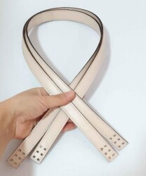 Angel Çanta Aksesuar Krem Renk 70X2 Cm Çanta Sapı - Angel Çanta Aksesuar