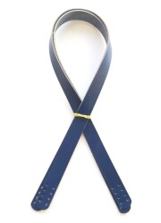 Angel Çanta Aksesuar Lacivert Renk Gerçek Deri 70X2 Cm Çift Sap - Angel Çanta Aksesuar