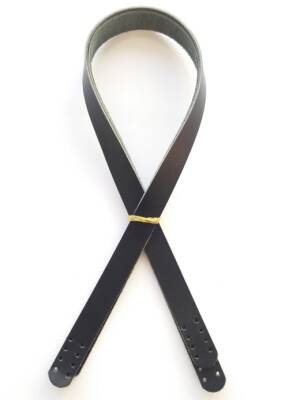 Angel Çanta Aksesuar Siyah Renk Gerçek Deri 70X2 Cm Çift Sap - 1