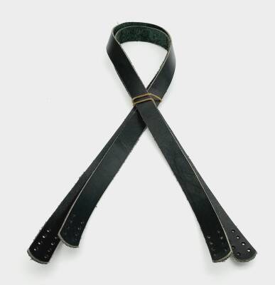 Angel Çanta Aksesuar Siyah Renk Gerçek Deri 80X2 Cm Çift Sap - 1