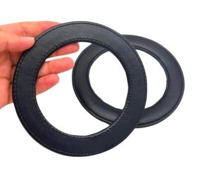 Angel Çanta Aksesuar Siyah Renk Yuvarlak 13.5 cm Suni Deri Çanta Sapı - 1