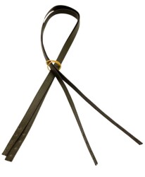 Angel Çanta Aksesuar Slim Model 70x1.2 cm Suni Deri Haki Yeşil Renk Çift Çanta Sapı - 2