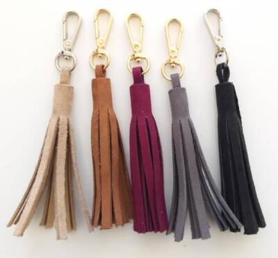 Angel Çanta Aksesuar Süet Suni Deri Bordo Çift Sap 70X2 Cm - 5