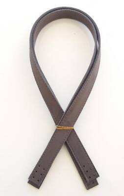 Angel Çanta Aksesuar Süet Suni Deri Gri Çift Sap 70X2 Cm - 1