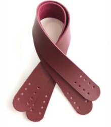 Angel Çanta Aksesuar Suni Deri El Çanta Sapı 35 Cm Bordo - Angel Çanta Aksesuar