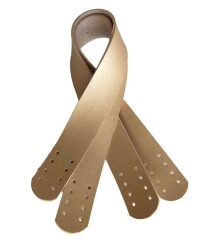 Angel Çanta Aksesuar Suni Deri El Çanta Sapı 35 Cm Gold Renk - Angel Çanta Aksesuar