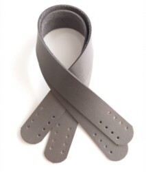 Angel Çanta Aksesuar Suni Deri El Çanta Sapı 35 Cm Gri - Angel Çanta Aksesuar