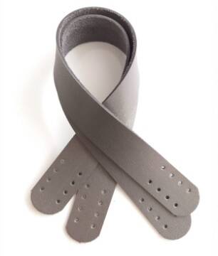 Angel Çanta Aksesuar Suni Deri El Çanta Sapı 35 Cm Gri - 1