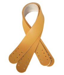 Angel Çanta Aksesuar Suni Deri El Çanta Sapı 35 Cm Hardal Sarı - Angel Çanta Aksesuar