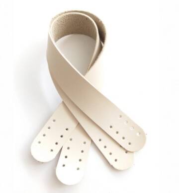 Angel Çanta Aksesuar Suni Deri El Çanta Sapı 35 Cm Krem - 1