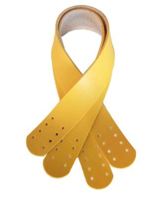 Angel Çanta Aksesuar Suni Deri El Çanta Sapı 35 Cm Sarı - 1