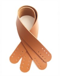 Angel Çanta Aksesuar Suni Deri El Çanta Sapı 35 Cm Taba - Angel Çanta Aksesuar